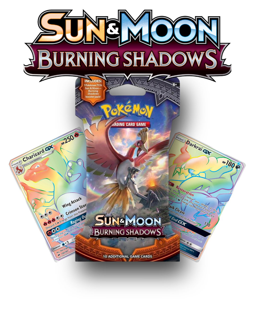 Sleeved Burning Shadows Booster Pack (Öppnas Live) – Pokeverse
