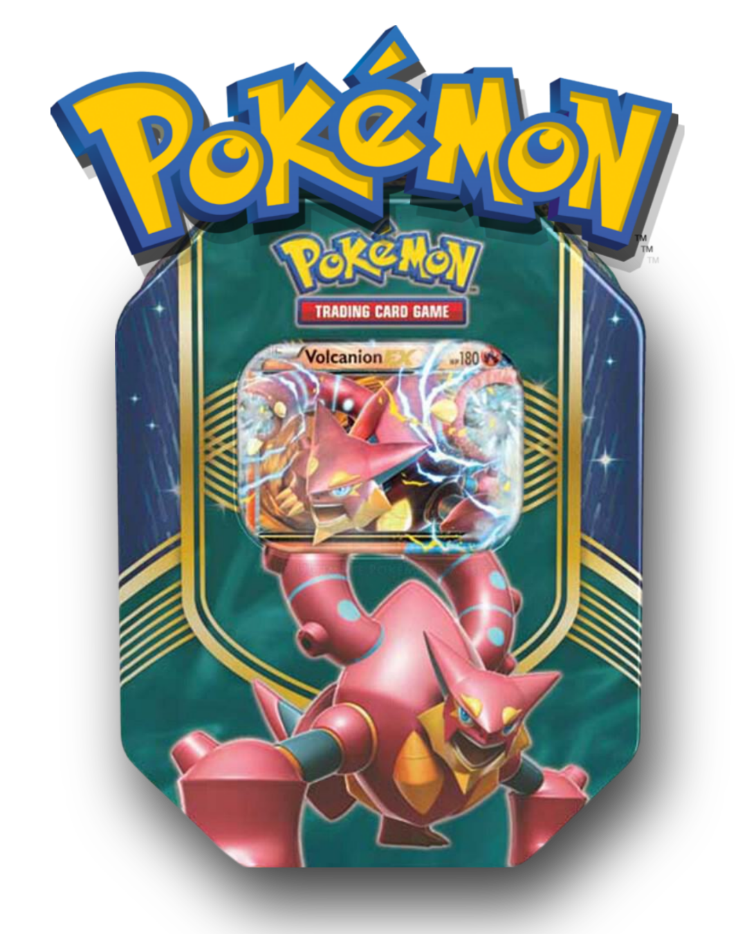 Battle Heart Tin: Volcanion EX Tin (Öppnas Live)