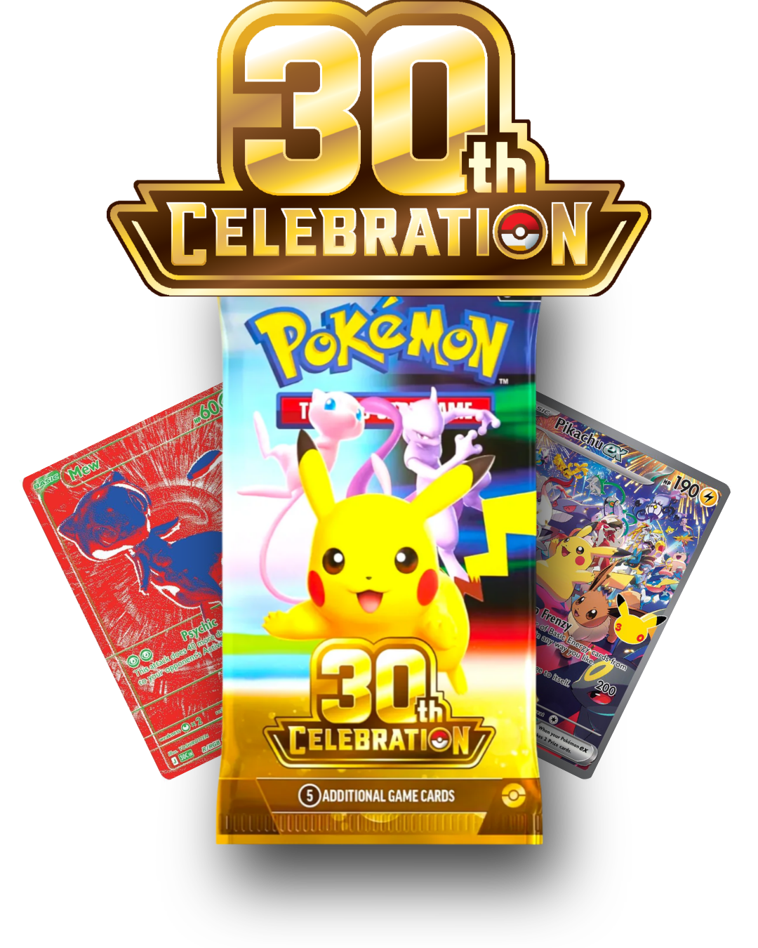 30th Celebration Booster Pack MAX 2 PER PERSON (Öppnas live)